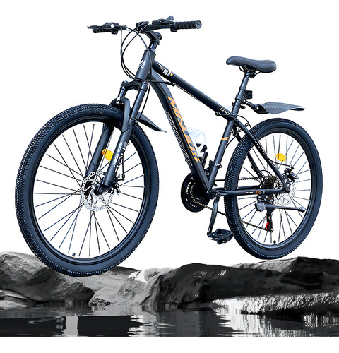 Bicicleta De Montaña Frenos Disco Amortiguadores 21 Velocida