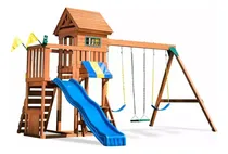 Comprar Casa Centro De Juegos Infantil Columpios Resbaladilla Jardin