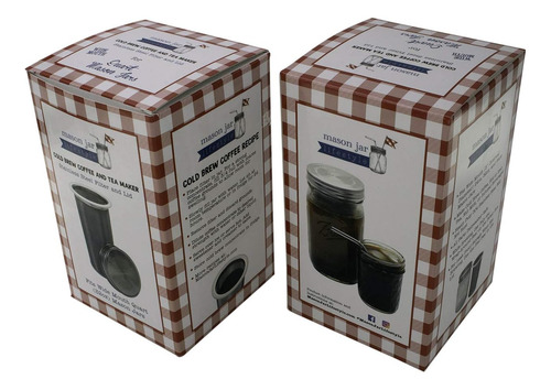 Filtro De 32oz Para Tarros Mason Con Tapa Y 2 Sellos De Sili