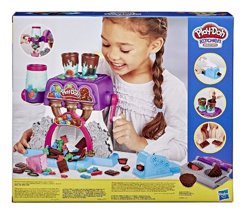 Brinquedo Playset Playdoh Fábrica De Chocolate Hasbro 6637
