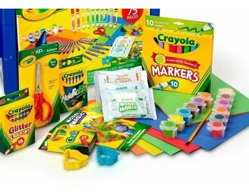 Crayola Super Art And Craft Kit De 75 Piezas. En 55 Vrds.