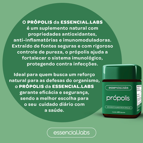KIT TRI MAGNÉSIO contendo Magnésio Dimalato, Magnésio Bisglicinato e Óxido de Magnésio - 60 Comprimidos + PRÓPOLIS 1000mg por Dose - 60 Cápsulas
