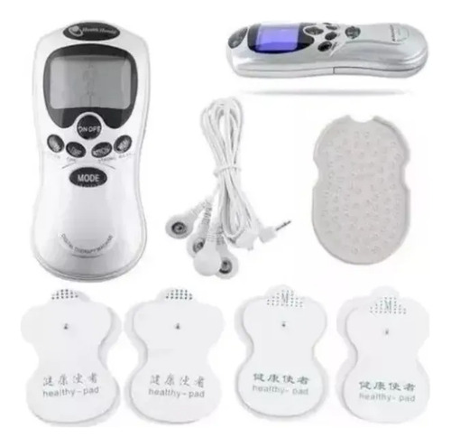 Electro Estimulador Masajeador 4 Pads Ejercitador Muscular