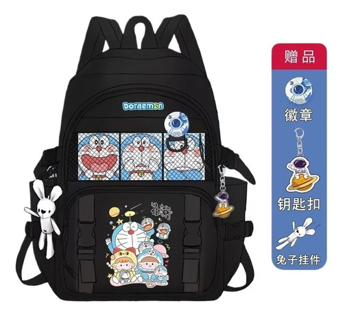 Mochila Doraemon Cartoon Para Escuela Primaria