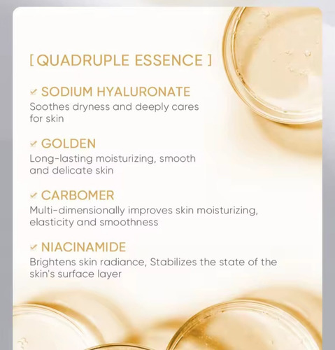 Suero Facial Saoder 24k Gold Tratamiento Intensivo 7 Días Todo Tipo De Piel Noche