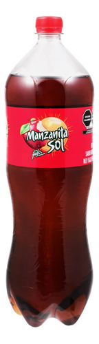 6 Pack Refresco Manzana Manzanita Sol 2 L