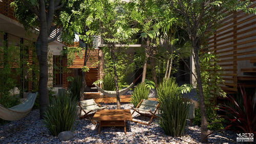 Departamento 2 Hab | Roofgarden | Tulum | 5ta Av.| Alberca | Deck | Segundo Piso