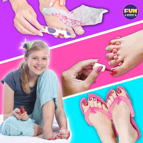 Funkidz - Kit De Spa De Pies Para Niñas, Kit De Pedicura Par