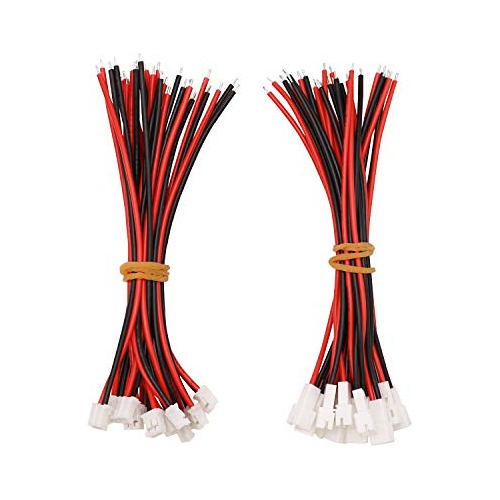 15 Pares 22awg Jst Ph2.0 Conector Macho Y Hembra 100mm  