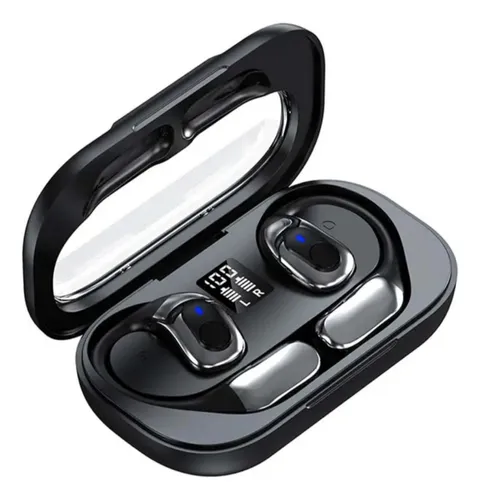 Auriculares Inalámbricos Bluetooth 5.4 Estilo Deportivo Negro