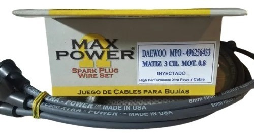 Cables De Bujias Daewoo Matiz 3 Cil Mot.0.8