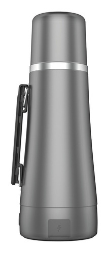 Termo Electrico Peabody Et1001d E-termo 1l Mate Bombilla P1 Color Gris oscuro