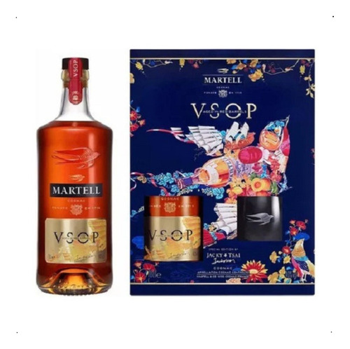 Conhaque Martell Vsop 750 Ml + 2 Copos