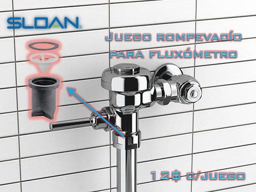 Juego Rompedor De Vacío V-551-a Para Fluxómetros Sloan