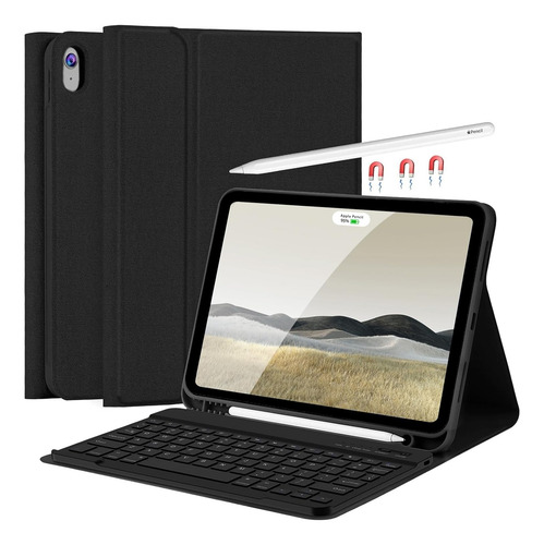 Case Teclado Keyboard Para iPad Air 6 11 M2 Air 5, 4 Pro 11