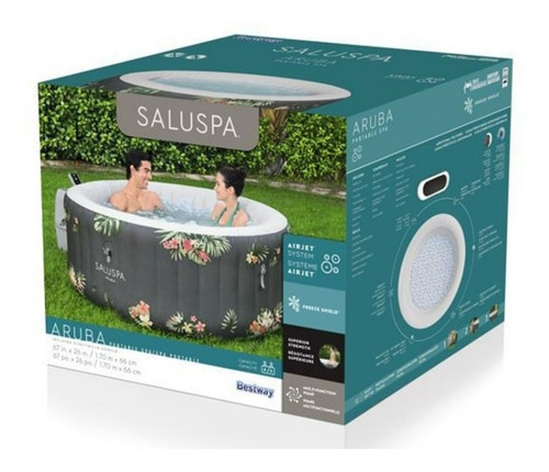 Bestway 60062 Sauna Spa C/bomba Para 2 A 3 Personas