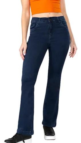 Pantalon Clasico Semi Oxford Mujer Tiro Alto Cenitho Jeans