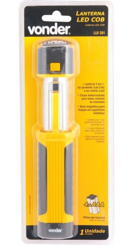 Lanterna Magnética Led Cob 2 Em 1 Llv 201 Vonder