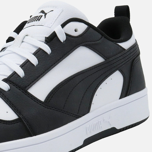 Tenis Puma Rebound V6 Low Negro/blanco