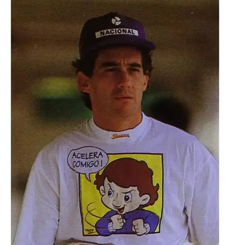 Remera Acelera Comigo, Ayrton Senna, Senninha - S A Xl