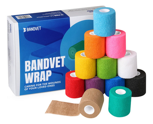 Bandvet Wrap Envoltura De Vendaje Autoadhesiva, Paquete De 1