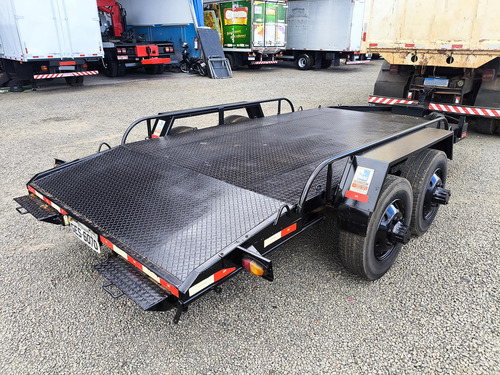 Carretinha Free Hobby P/ Transporte De Bobcat
