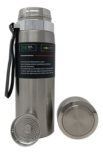 Termo Tumbler Hermético De Acero Inoxidable 800ml