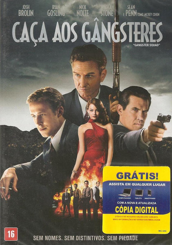 Dvd Filme - Caça Aos Gângsteres (dublado/legendado/lacrado)