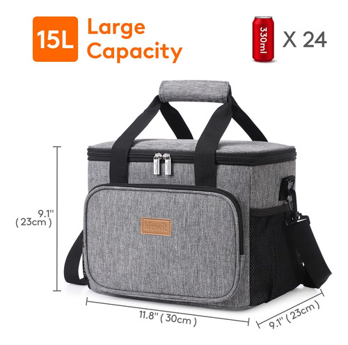 Bolsa De Almuerzo Lifewit, Conservadora, 24 Latas Aprox. 15l