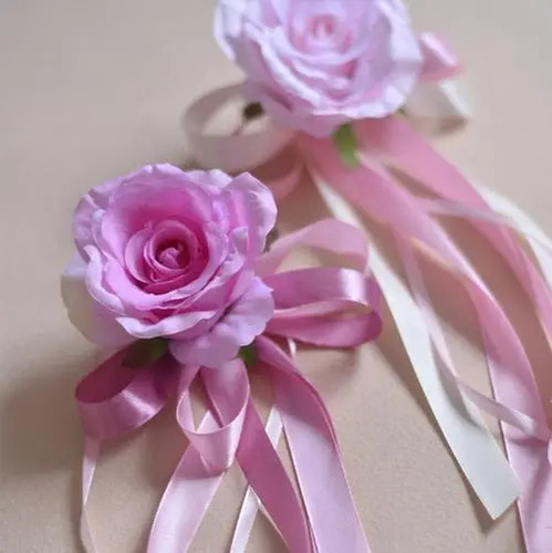 -de 5 Rolos De Fita De Cores De Decoração De Cetim 4 Cm 114-