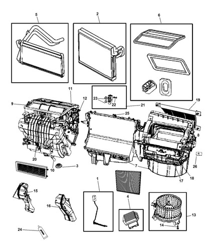 Imagen 3 de 5 de Filtro Aire Habitáculo Mopar Jeep Compass,patriot 2007-2017
