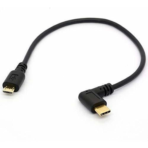 Cable De Ángulo Usb Tipo C A Micro Usb, Convertidor De Adapt