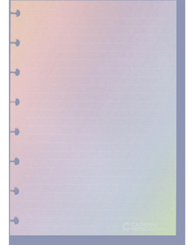 Caderno Inteligente Refil A5 Rainbow 120g 30 Folhas