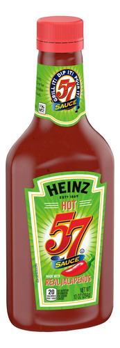 Salsa Chile Jalapeño Picante Para Alitas 284g Heinz Hot 57