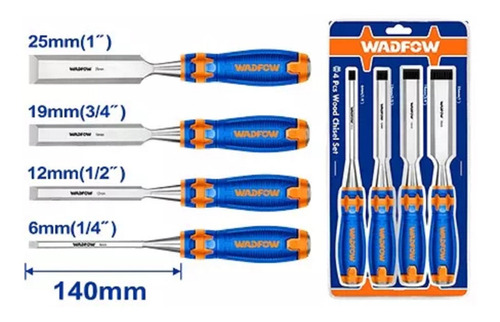 Set X 4 Formones Wadfow - Tyt