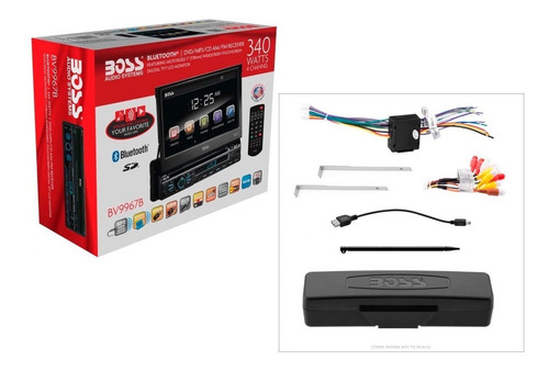 Stereo Pantalla 7 Dvd Usb Bt Boss Bv9967b Tactil - Fte Desm