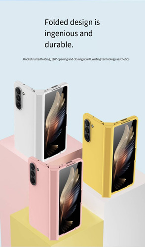 Funda Para Samsung Z Fold3/4/5/6 Funda Protectora Vertical Ultrafina, Funda Protectora Para Teléfono, Visualización Con Manos Libres
