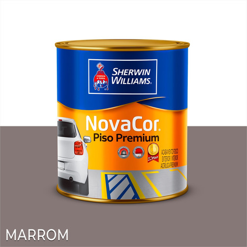 Tinta Acrílica Novacor Piso Premium Sherwin Willims 3,6l Cor Marrom