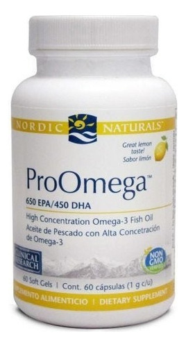 Nordic Naturals Pro Omega-limón