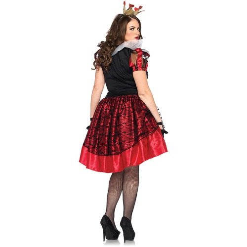 Disfraz De Reina Roja Para Mujer Talla: 1x/2x Halloween