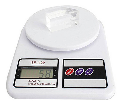 Balanza Gramera Báscula Digital Capacidad Hasta 10kg Sf-400