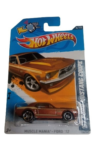 Hot Wheels 67 Ford Mustang Coupe Muscle Mania 2012 Leer Desc