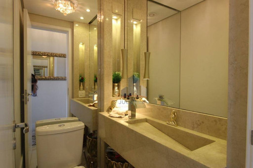 Imagem 5 de 30 de Century Plaza Residence: Apartamento Mobiliado Com 3 Suítes, Varanda Gourmet, À Venda, 107 M² Por R$ 800.000 - Vila Homero Thon - Santo André/sp - Ap1183