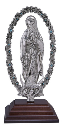 Virgen De Guadalupe Baño De Plata  
