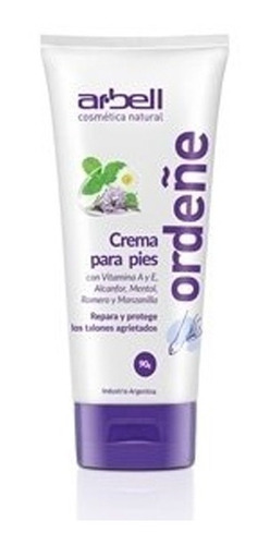 Crema Para Pies Talones Agrietados Alcanfor Mentol Abell