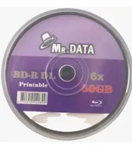 Comprar 10 Bluray Printable M.r Data  50 Gb 270 Minutos 6x 