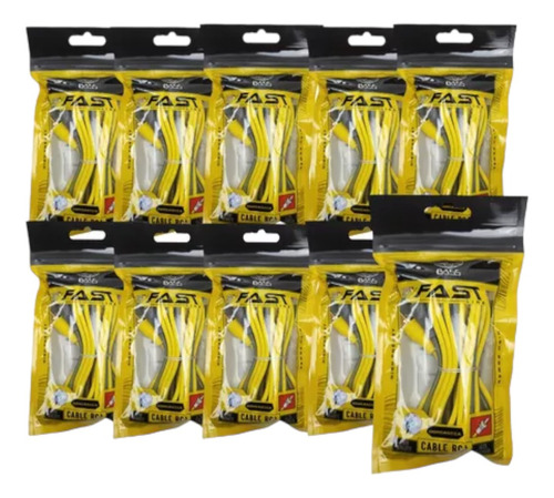 Paquete 10 Cable Rca Db Bass Dbrca6cca 6 Ft Cca 1.8m