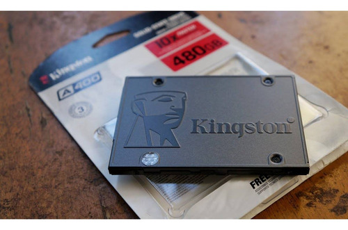 Disco Sólido Interno Ssd Plus Sa400s37/480g - Kingston Cor Preto