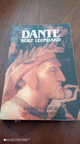 Libro Biografía Dante. Kurt Leonhard