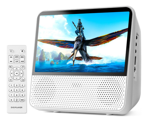 Roadom 9.8 Dvd Player Porttil Con Pantalla Hd Y Bluetooth